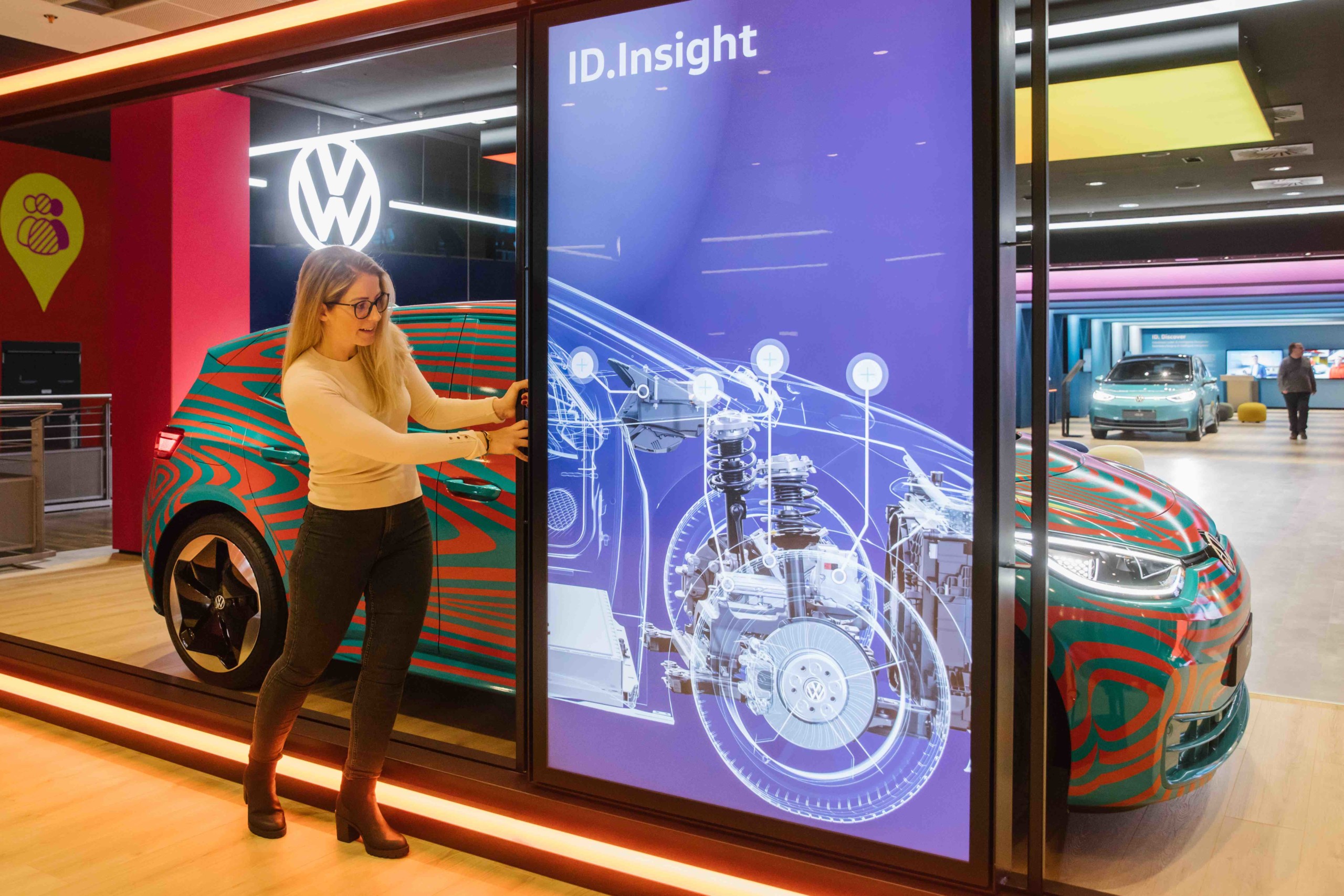 Separate exhibition area for the Volkswagen ID. family in the Autostadt GroupWorld
